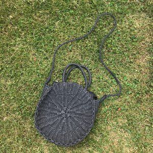 Black Basket Bag